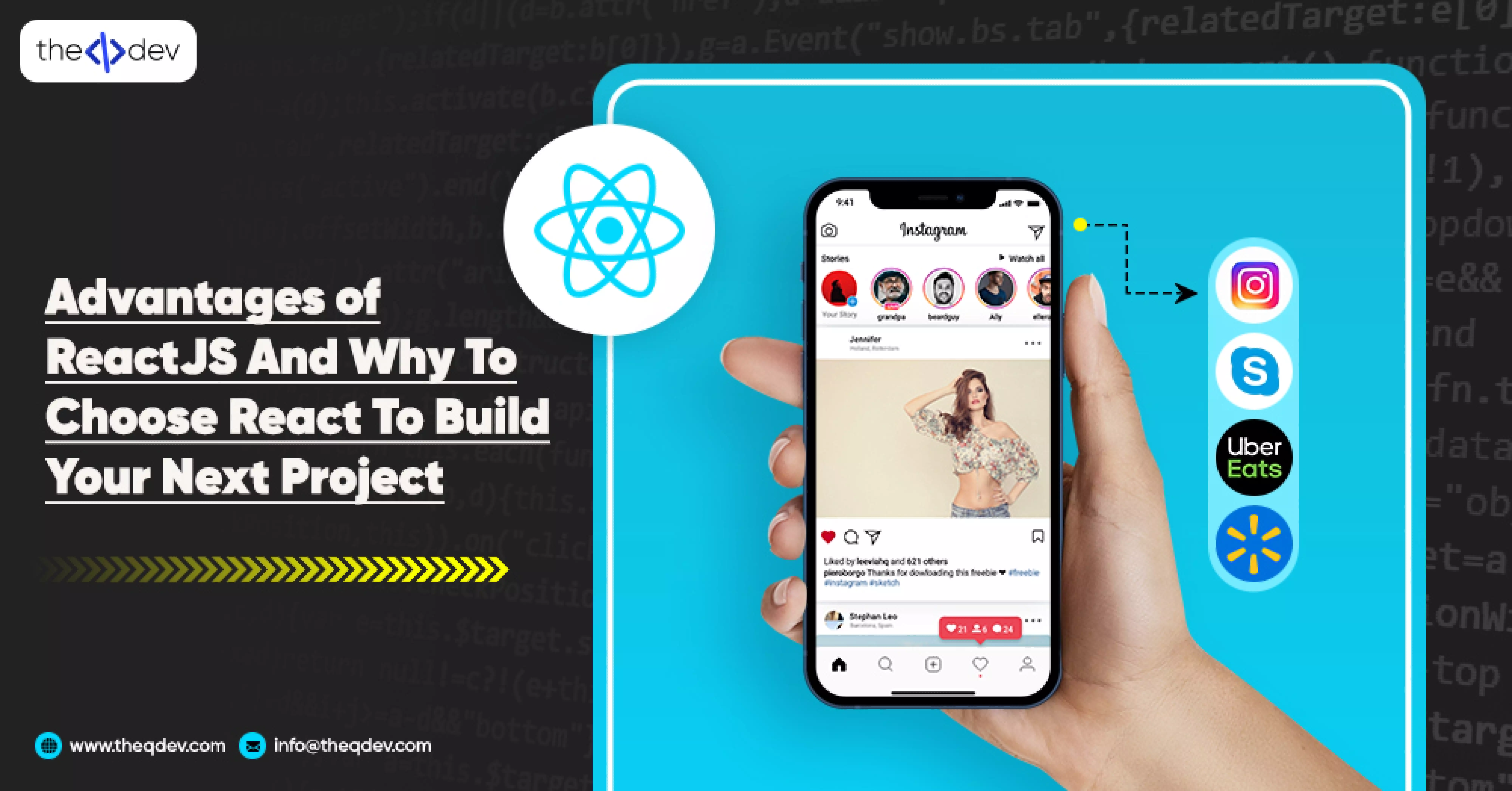 Advantages of ReactJS and why to opt for React for your next project